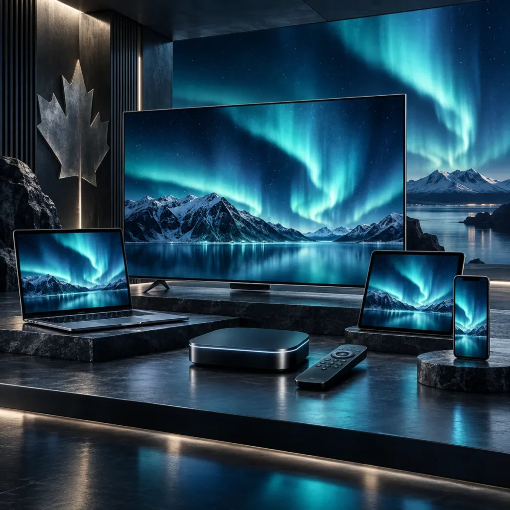 Annual Premium IPTV plan across television, laptop, tablet and phone