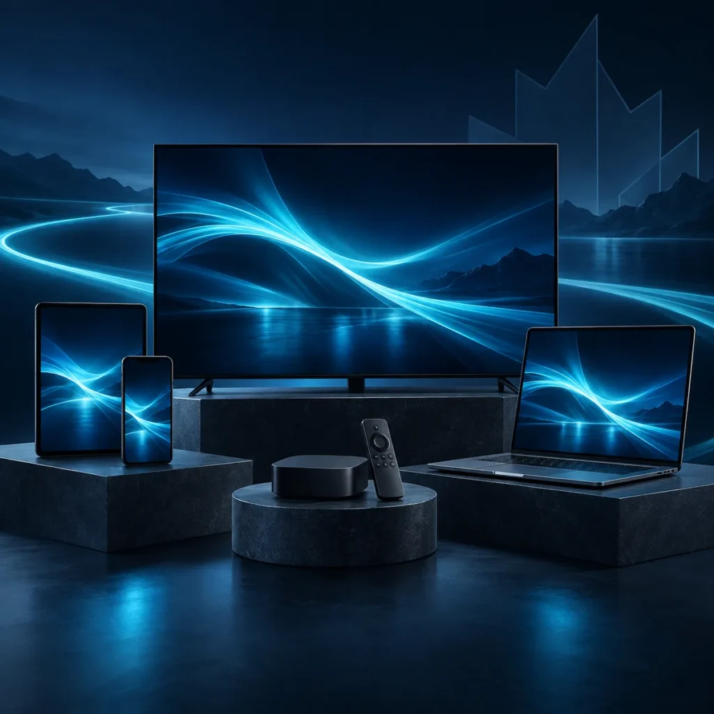 Annual Standard IPTV plan compatible with television, computer and mobile devices